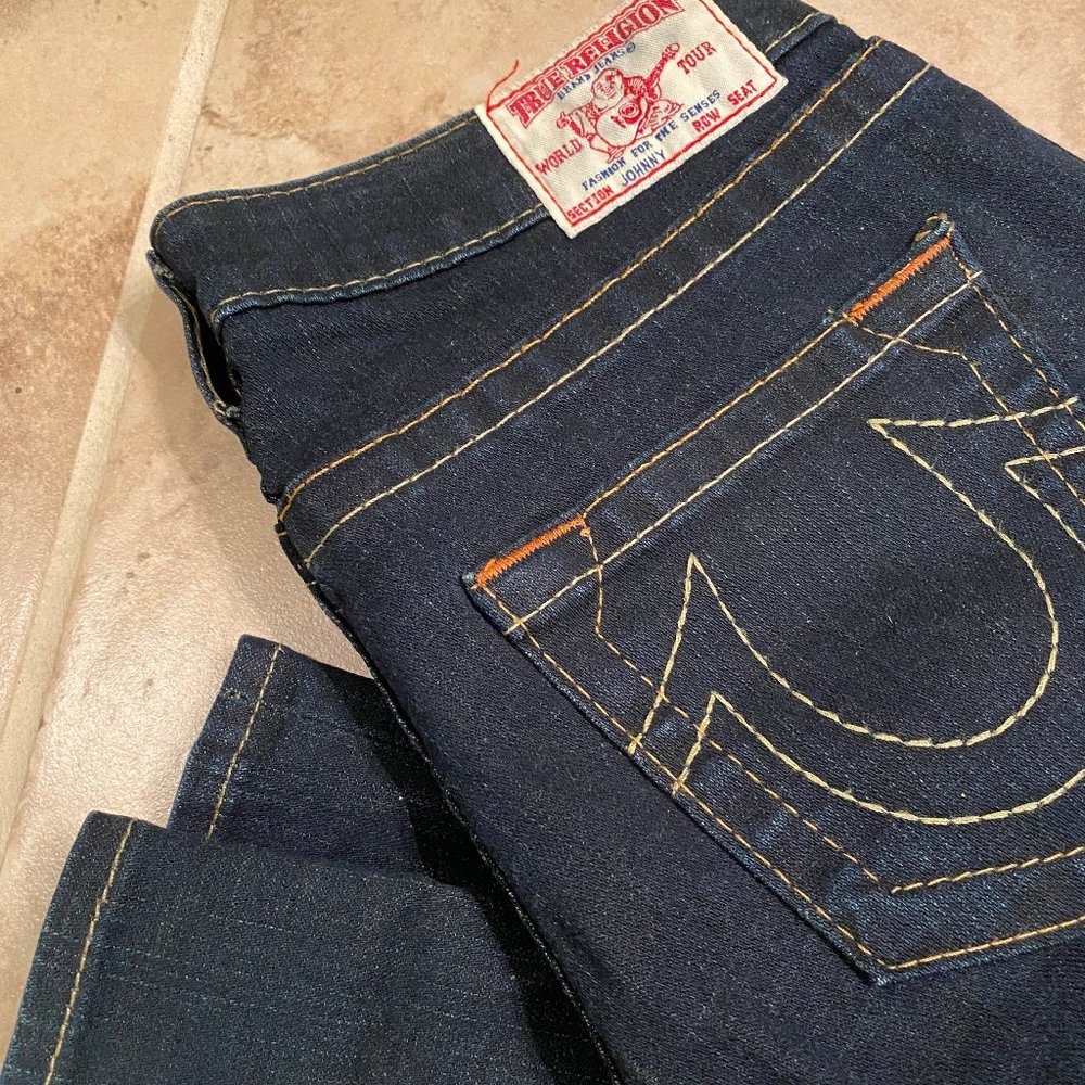 Womens True Religion Jeans Navy Blue 28" Waist